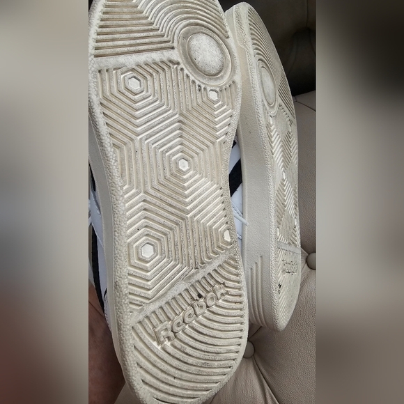 Reebok Sneakers Leather Suede Off White size 8.5 7 - Picture 6 of 6